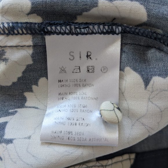 SIR. the Label Bellagio Ruffle Floral Mini Dress - Picture 4 of 6